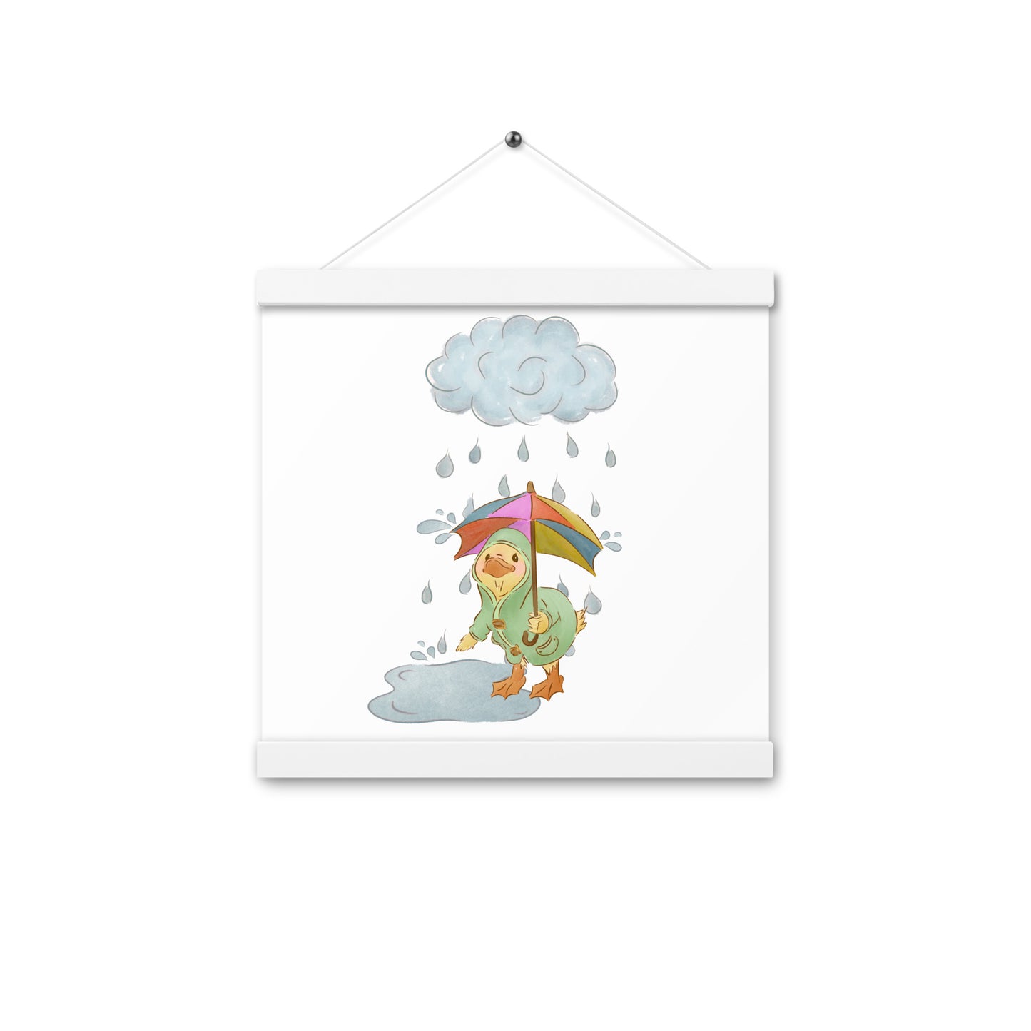 Mr. Puddle Duck : Poster with Wood Hangers