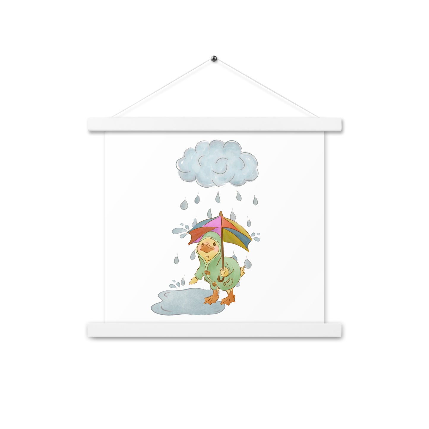 Mr. Puddle Duck : Poster with Wood Hangers