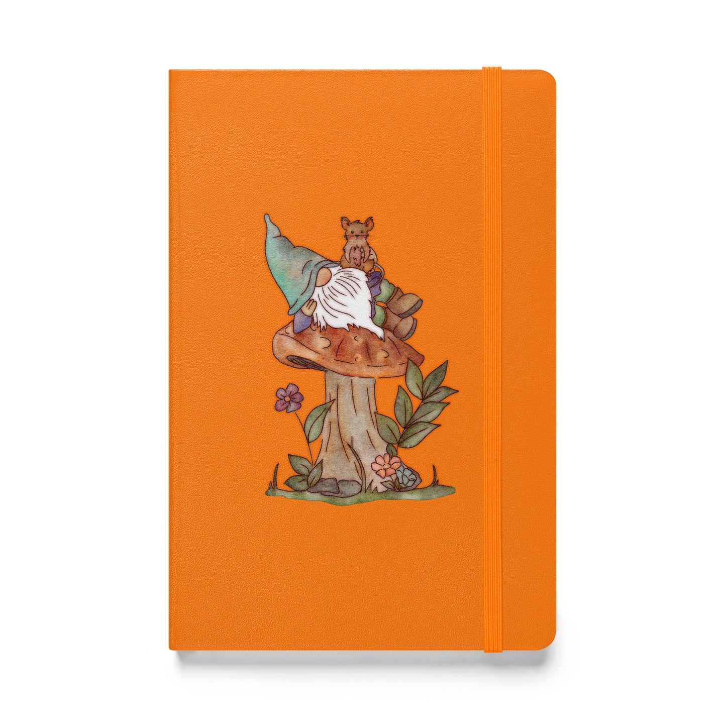 Gnome Garden : Hardcover Lined Notebook
