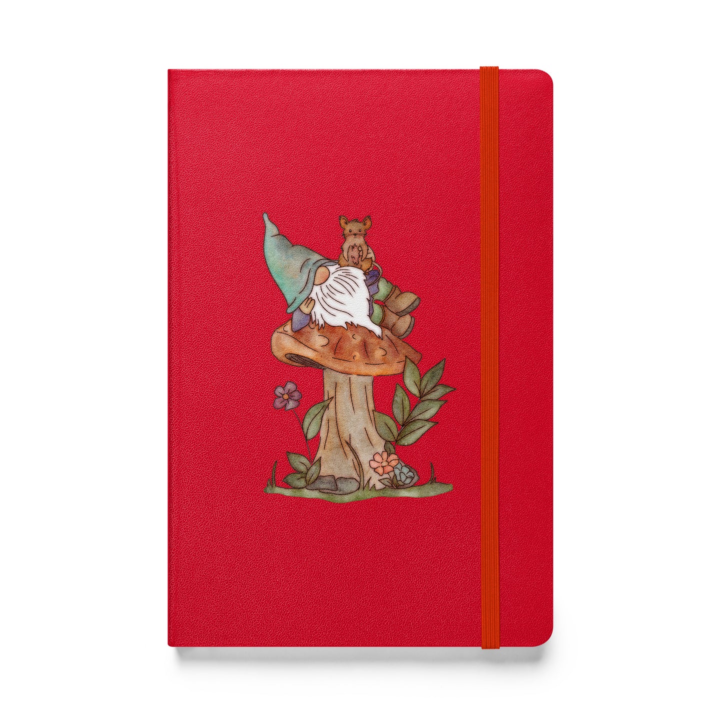 Gnome Garden : Hardcover Lined Notebook