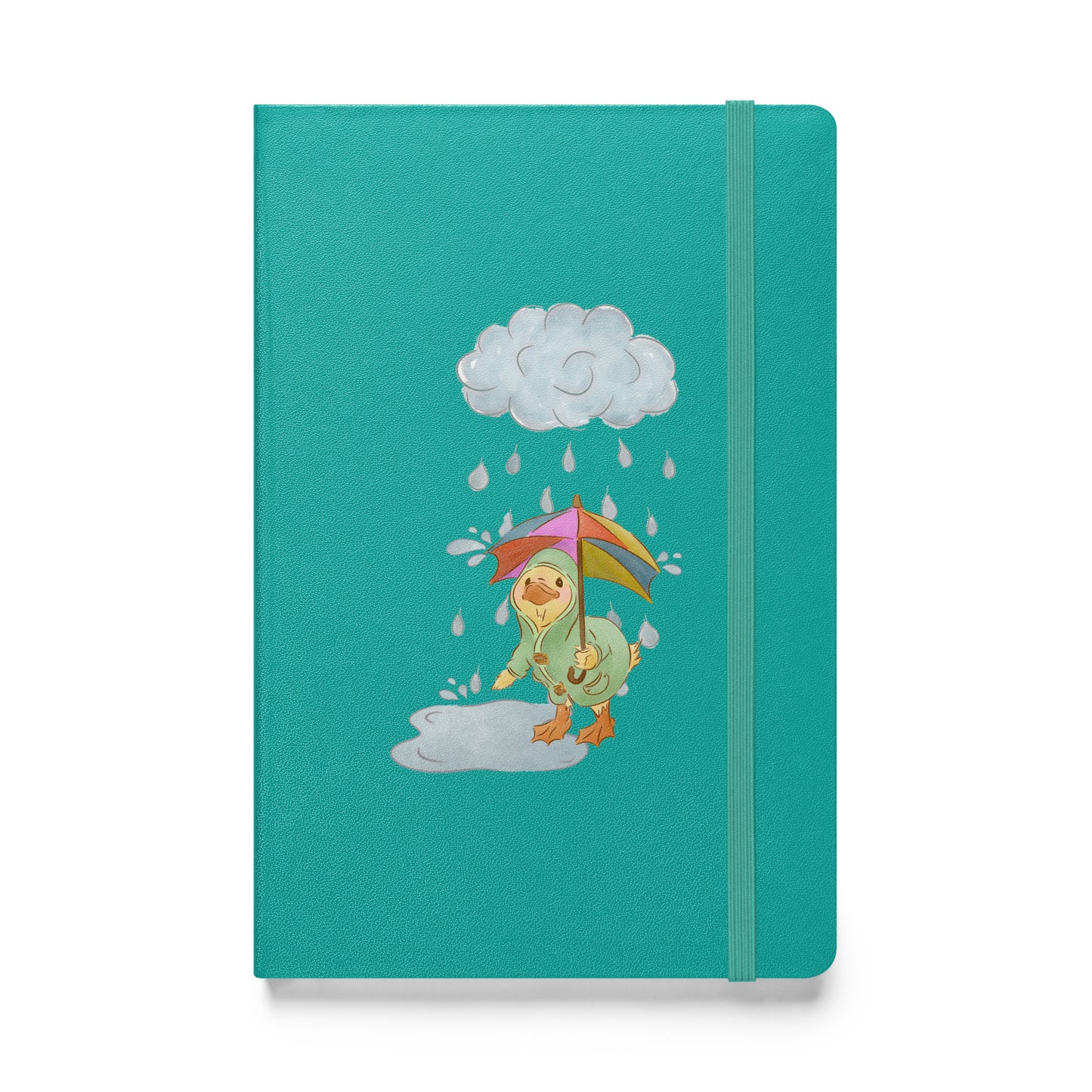 Mr. Puddle Duck : Hardcover Lined Notebook