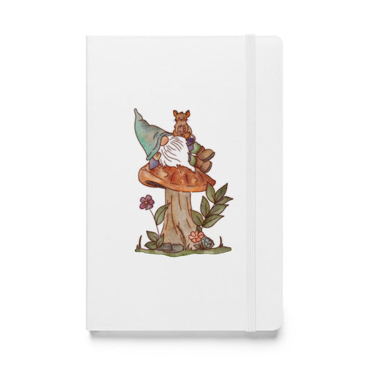 Gnome Garden : Hardcover Lined Notebook