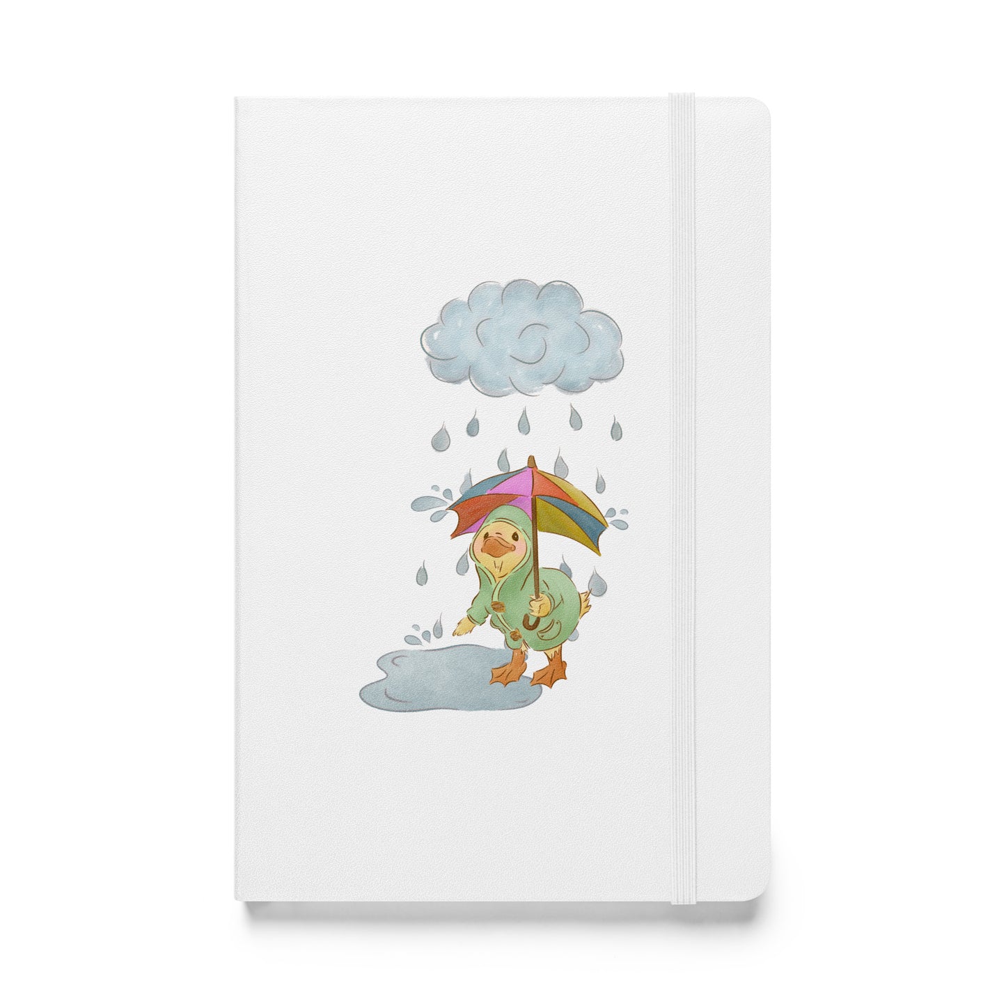 Mr. Puddle Duck : Hardcover Lined Notebook