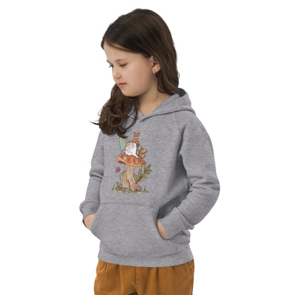 Mushroom Mouse Gnome : Kids Eco Hoodie