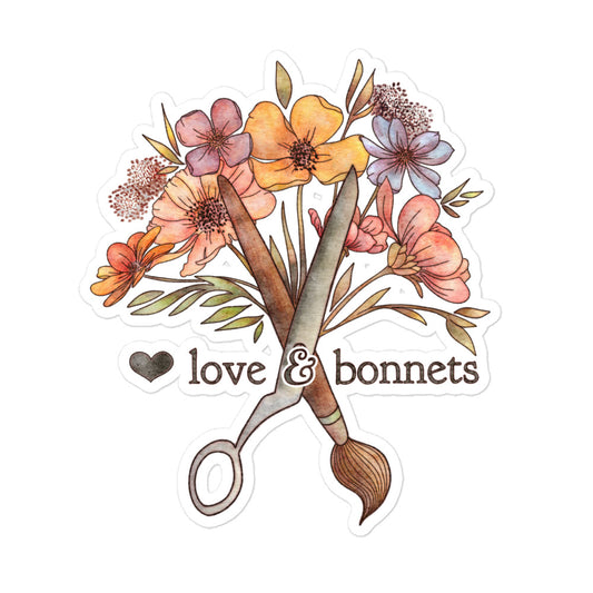 Love & Bonnets : Sticker