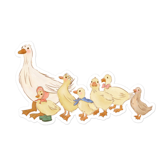 Ducks in a Row : Sticker