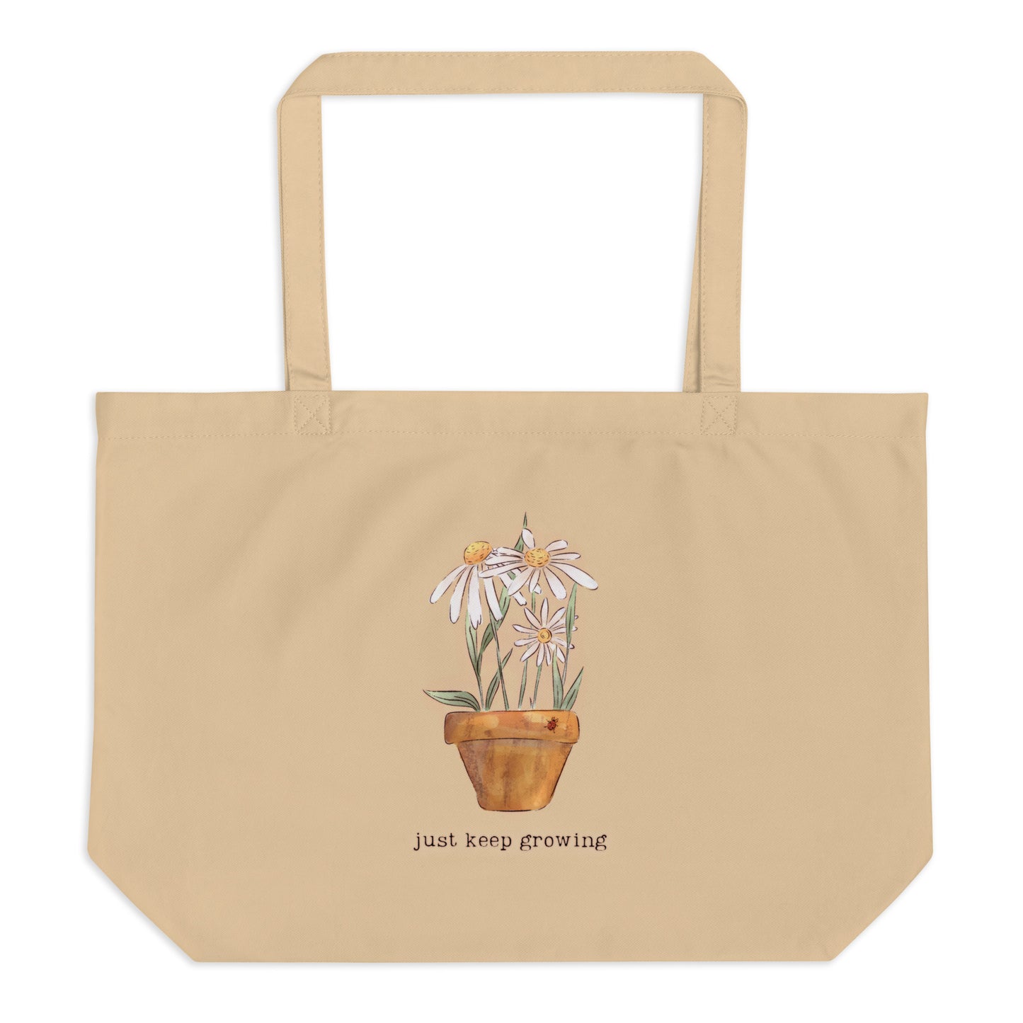 Just Keep Growing : Large Eco Tote