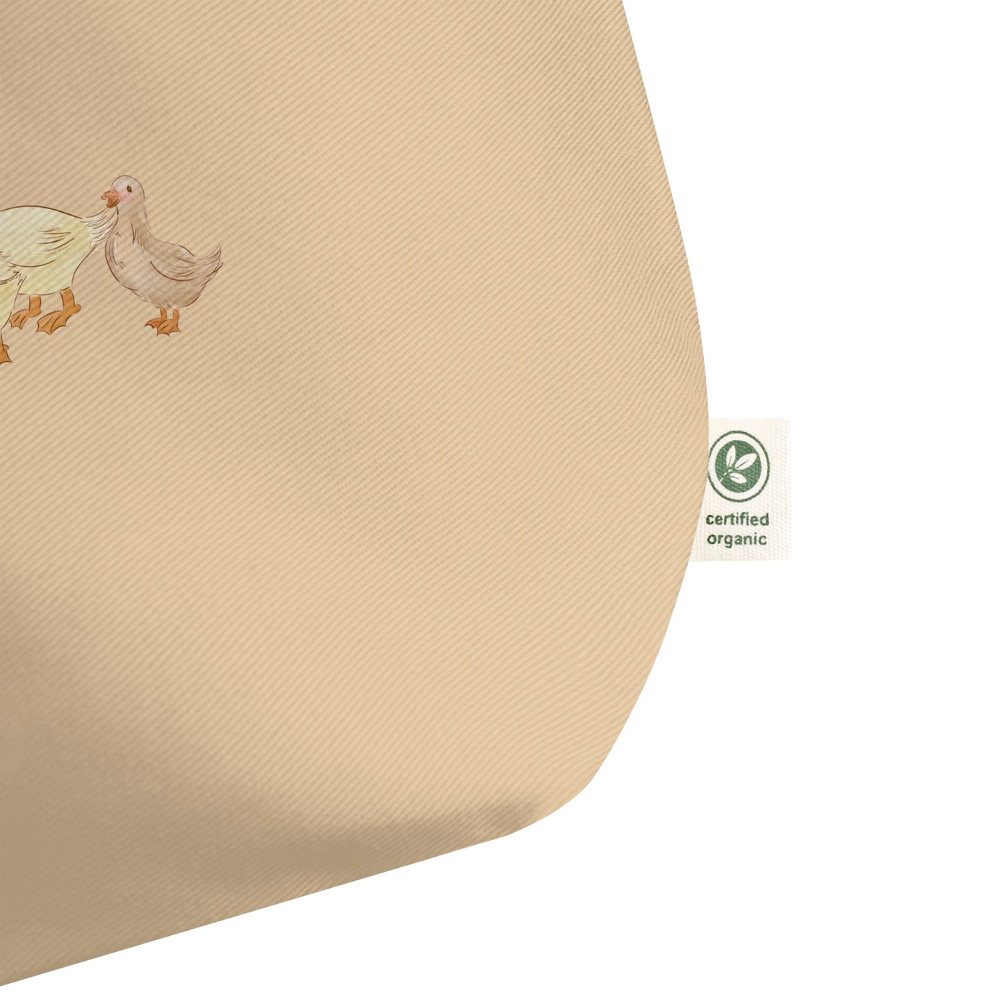 Ducks in a Row : Large Eco Tote Bag