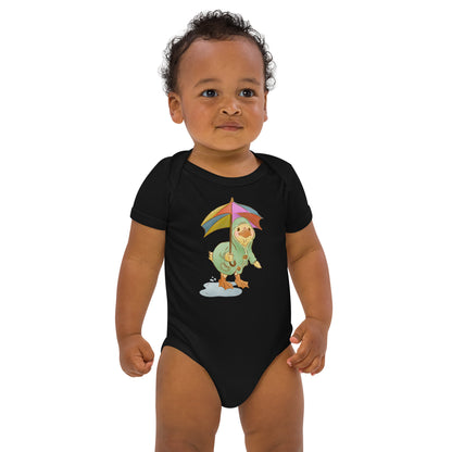 Mr. Puddle Duck : Rainbow : Organic Bodysuit