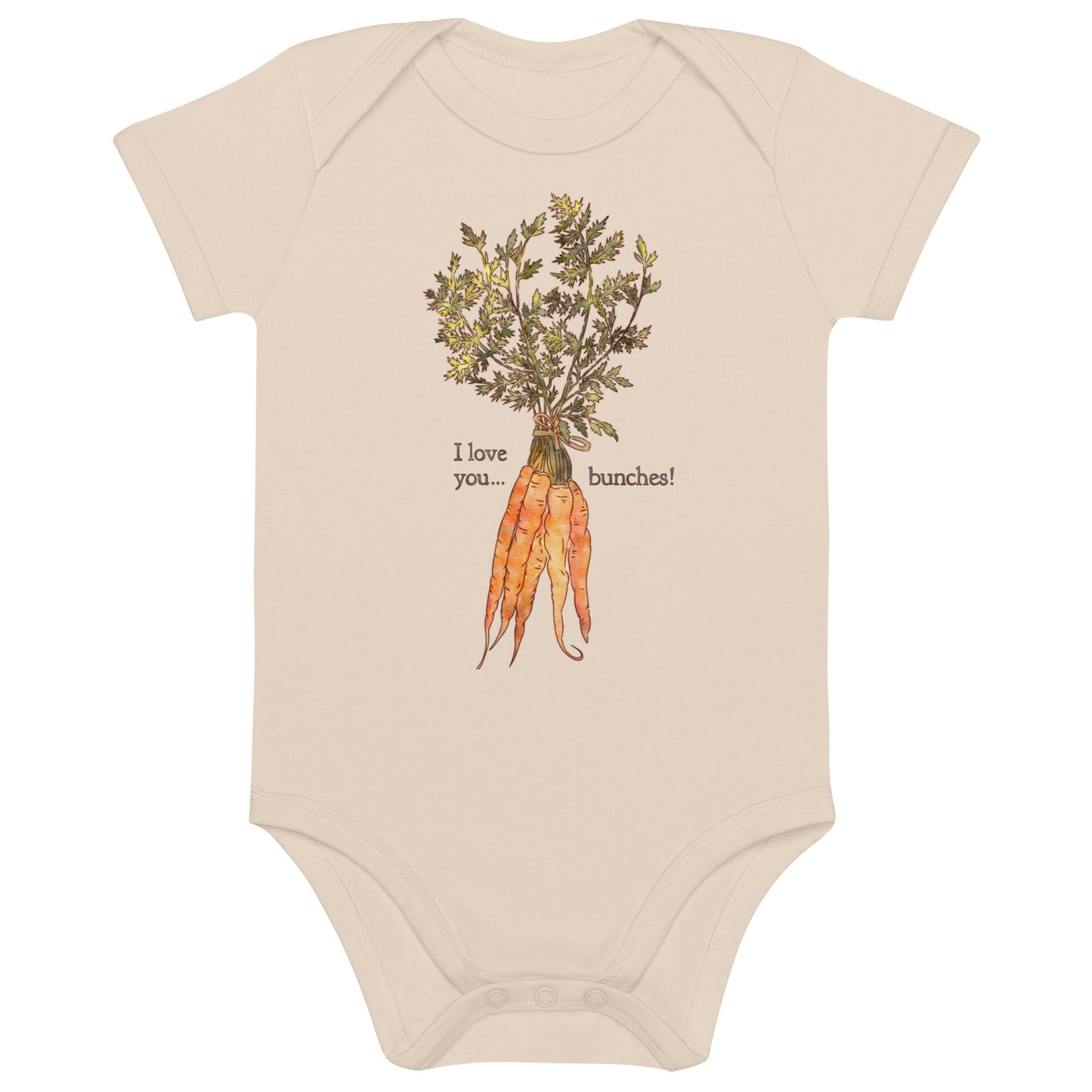 I love you bunches! : Organic Bodysuit