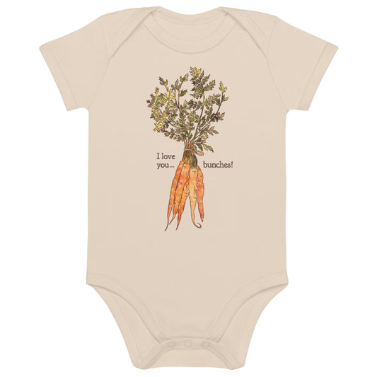 I love you bunches! : Organic Bodysuit