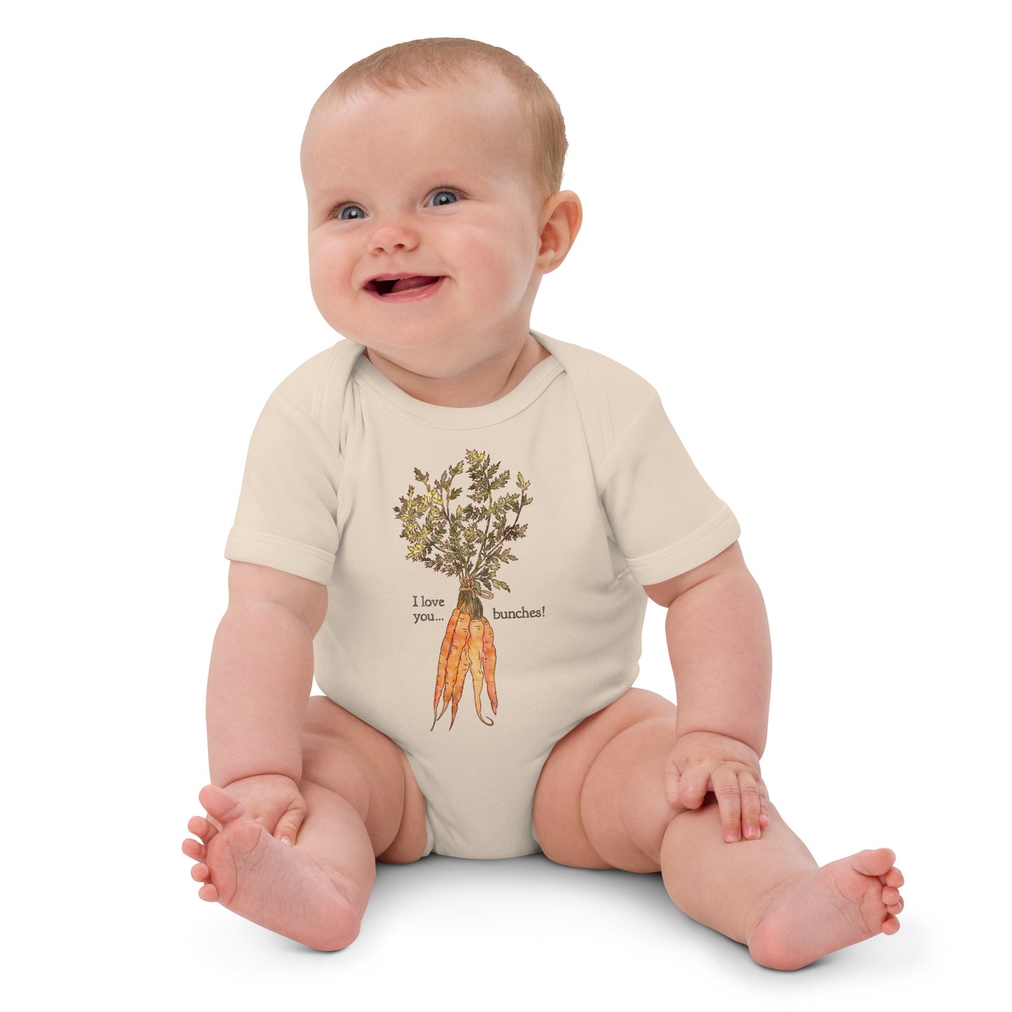 I love you bunches! : Organic Bodysuit