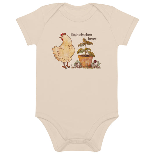 Chicken Love : Organic Bodysuit