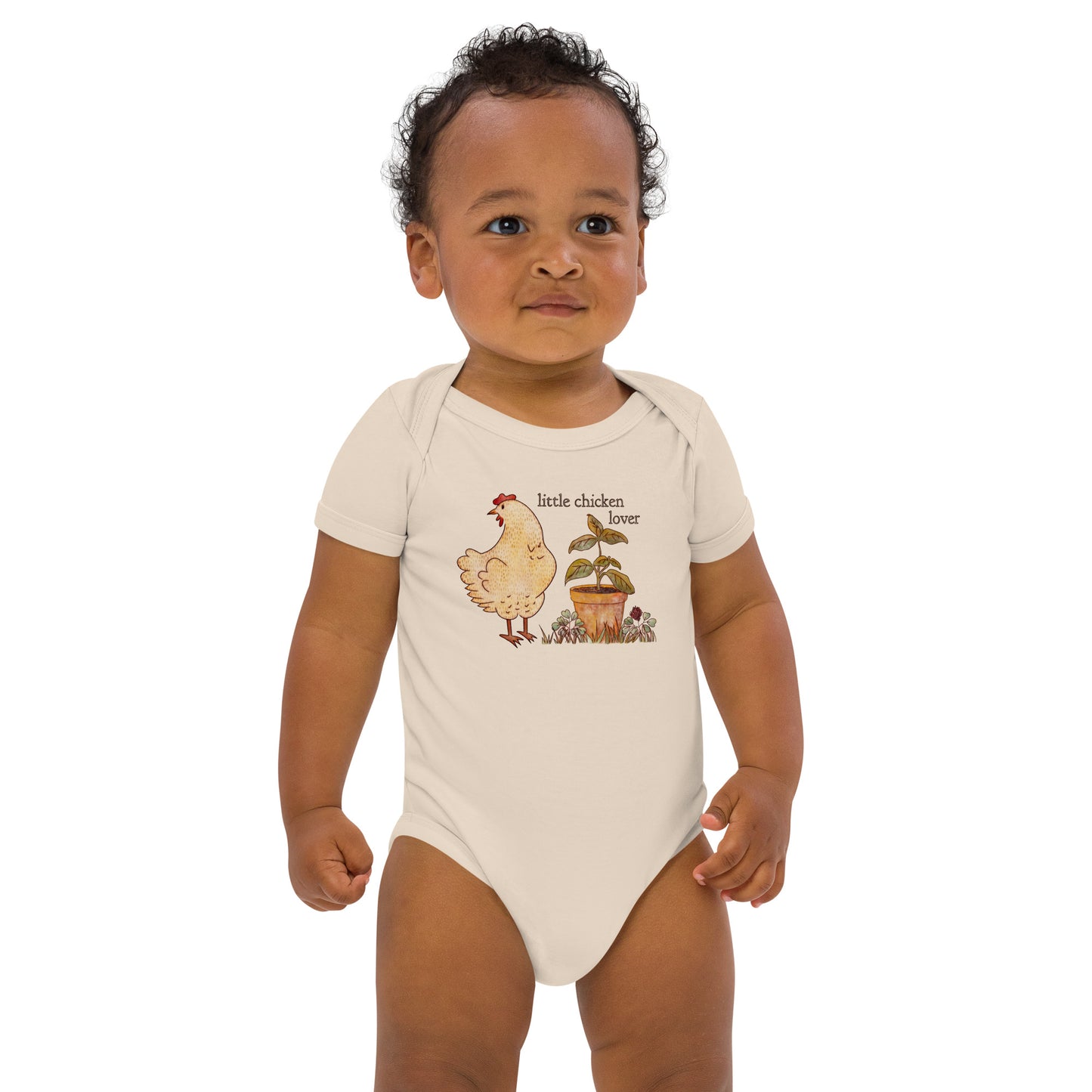 Chicken Love : Organic Bodysuit