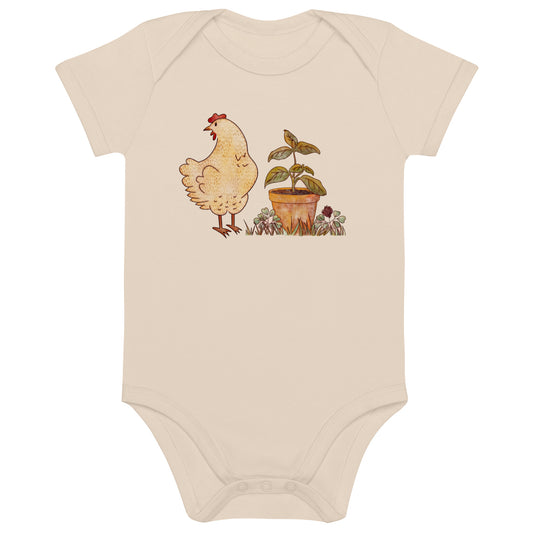 Chicken & Basil : Organic Bodysuit