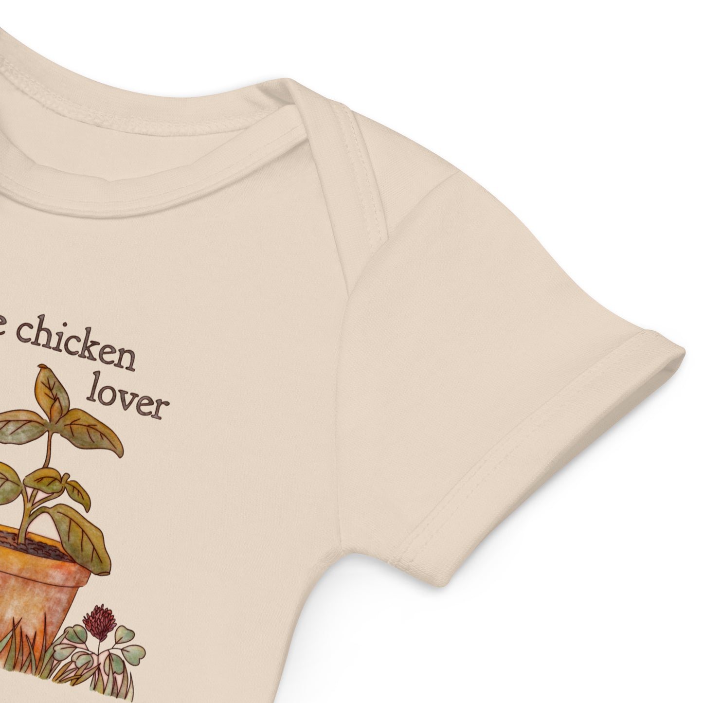 Chicken Love : Organic Bodysuit