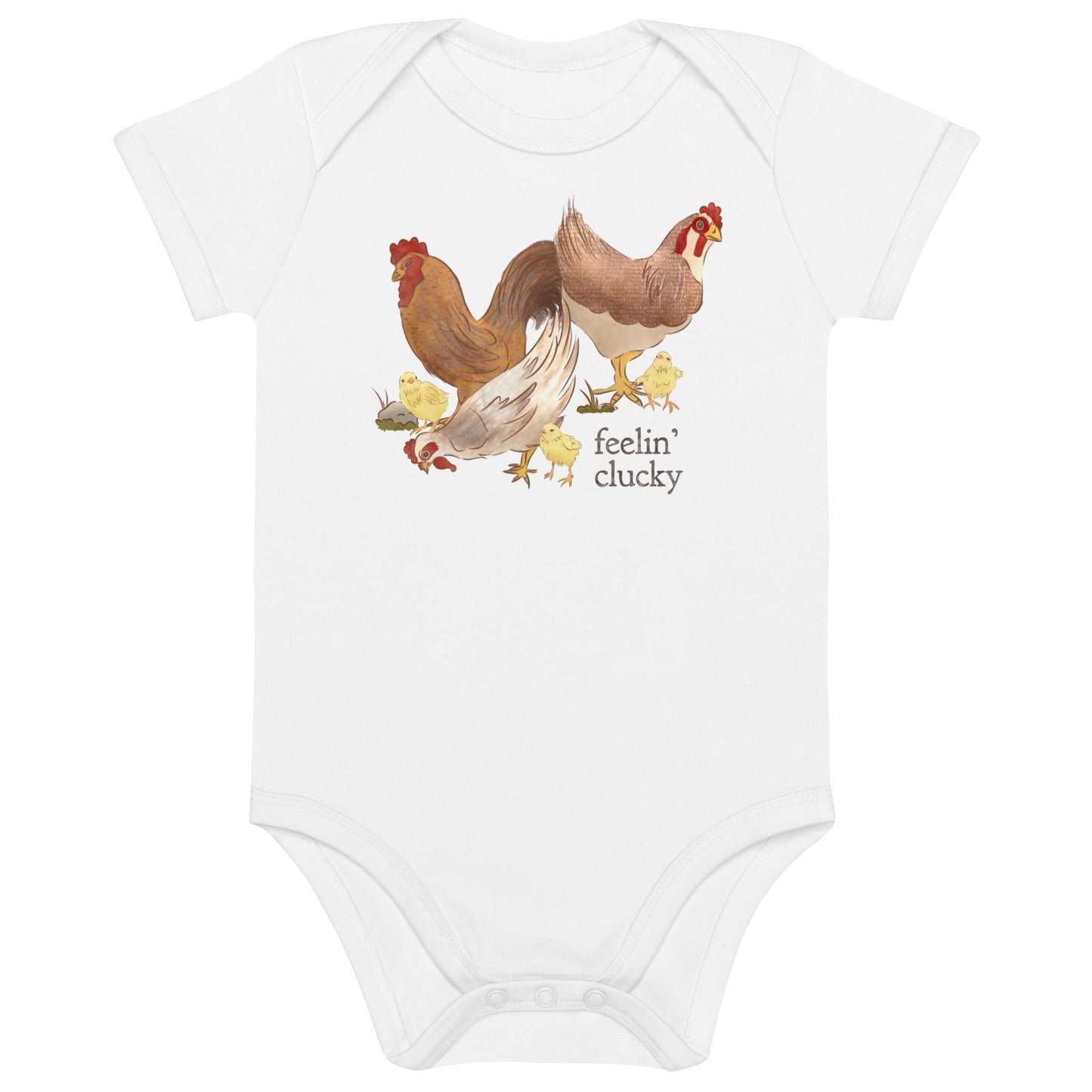 Feelin' Clucky : Organic Bodysuit