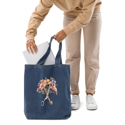 Sweet As April : Organic Denim Tote