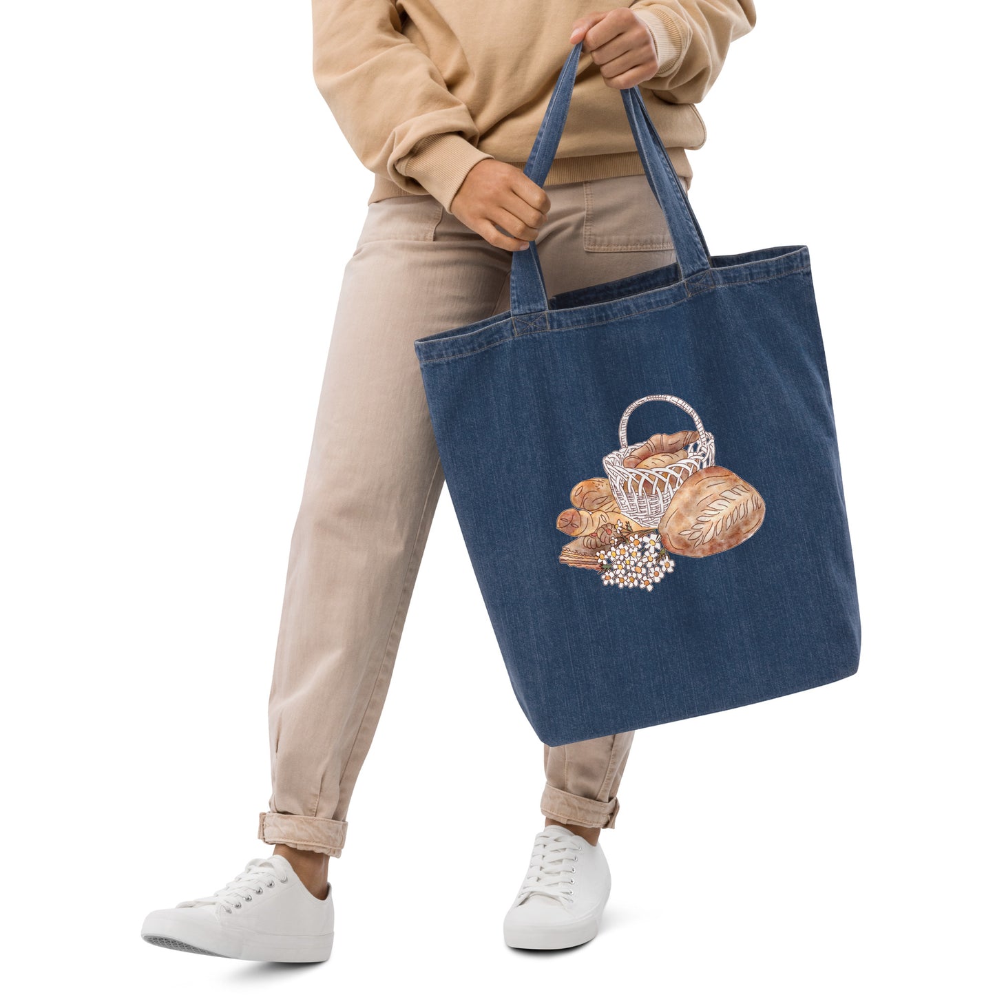 Sourdough Love : Organic Denim Tote