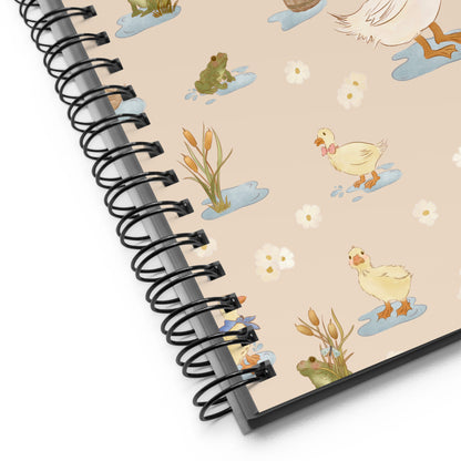 Puddle Ducks : Spiral Notebook