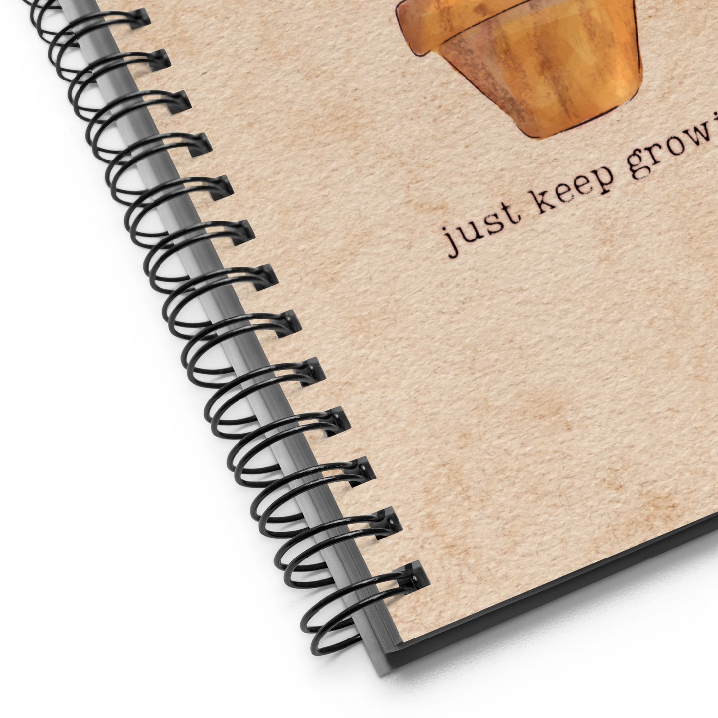 Just keep Growing : Spiral Notebook