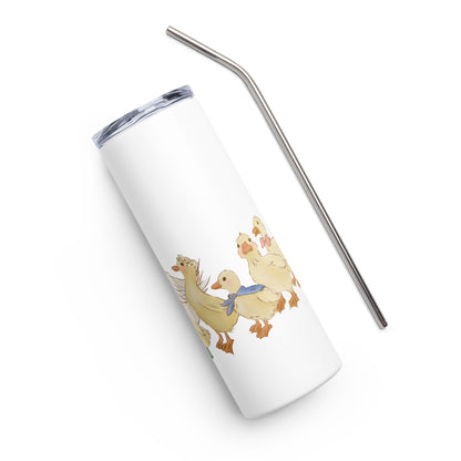 Ducks in a Row : Stainless Steel Tumbler