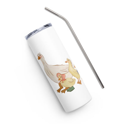 Ducks in a Row : Stainless Steel Tumbler