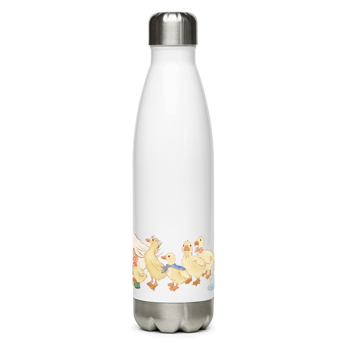 Ducks in a Row : Stainless Steel Water Bottle