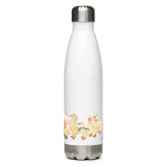 Ducks in a Row : Stainless Steel Water Bottle