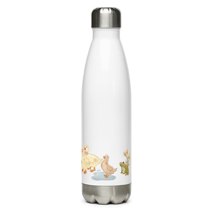 Ducks in a Row : Stainless Steel Water Bottle