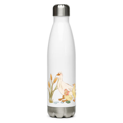 Ducks in a Row : Stainless Steel Water Bottle