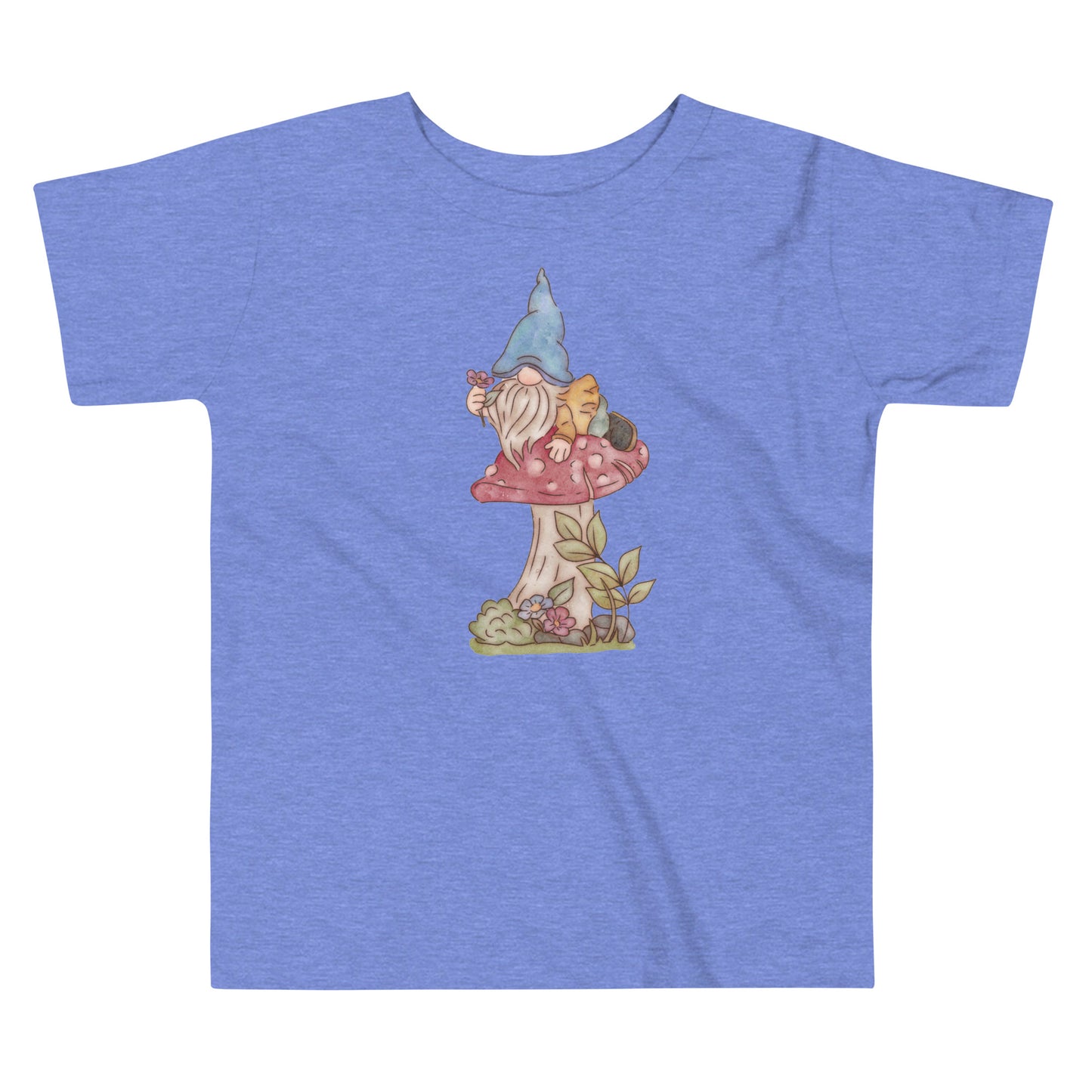 Mushroom Flower Gnome : Toddler Tee