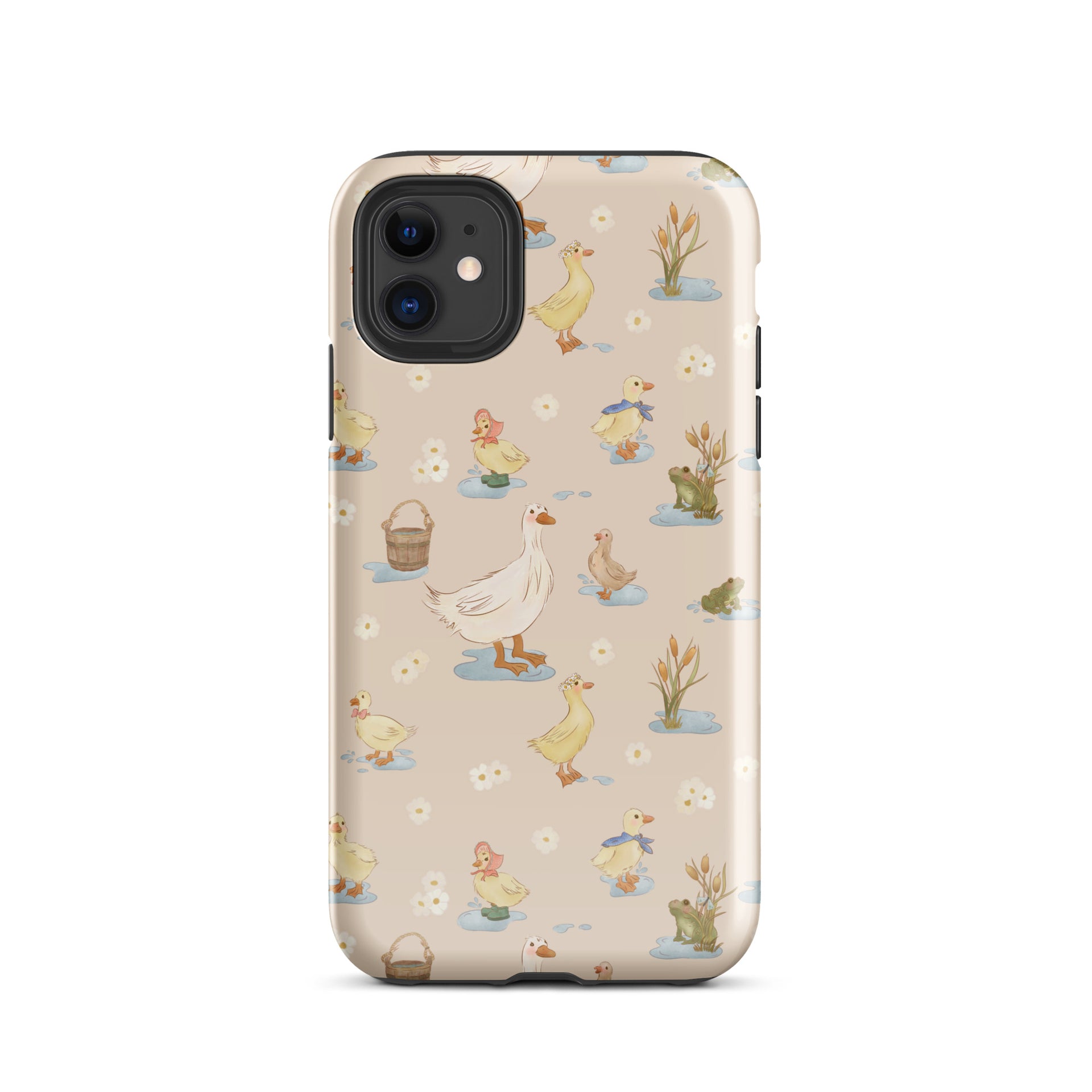 duck phone case Puddle Ducks : Tough Case for iPhone® – Sweet As April