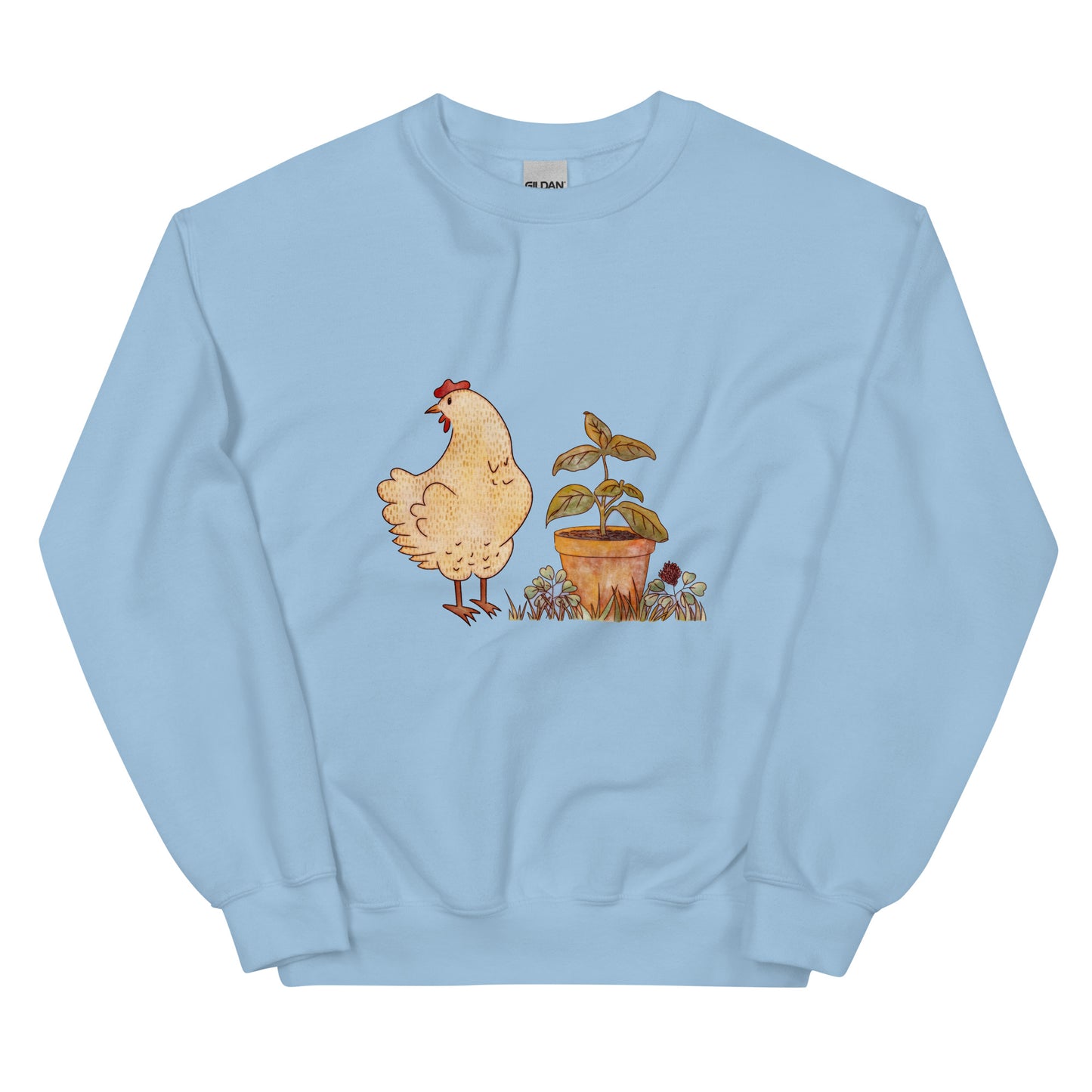 Chicken & Basil : Comfy Crew Sweatshirt