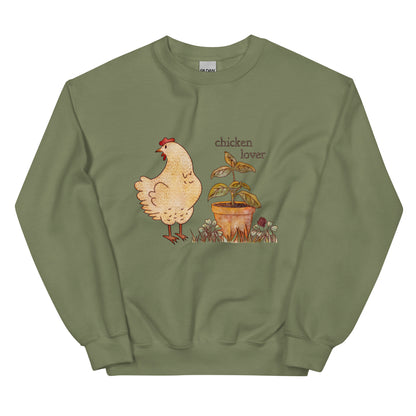 Chicken Love : Comfy Crew Sweatshirt