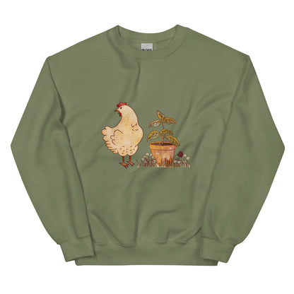 Chicken & Basil : Comfy Crew Sweatshirt