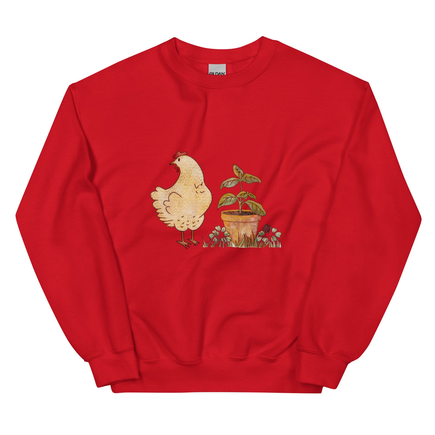 Chicken & Basil : Comfy Crew Sweatshirt