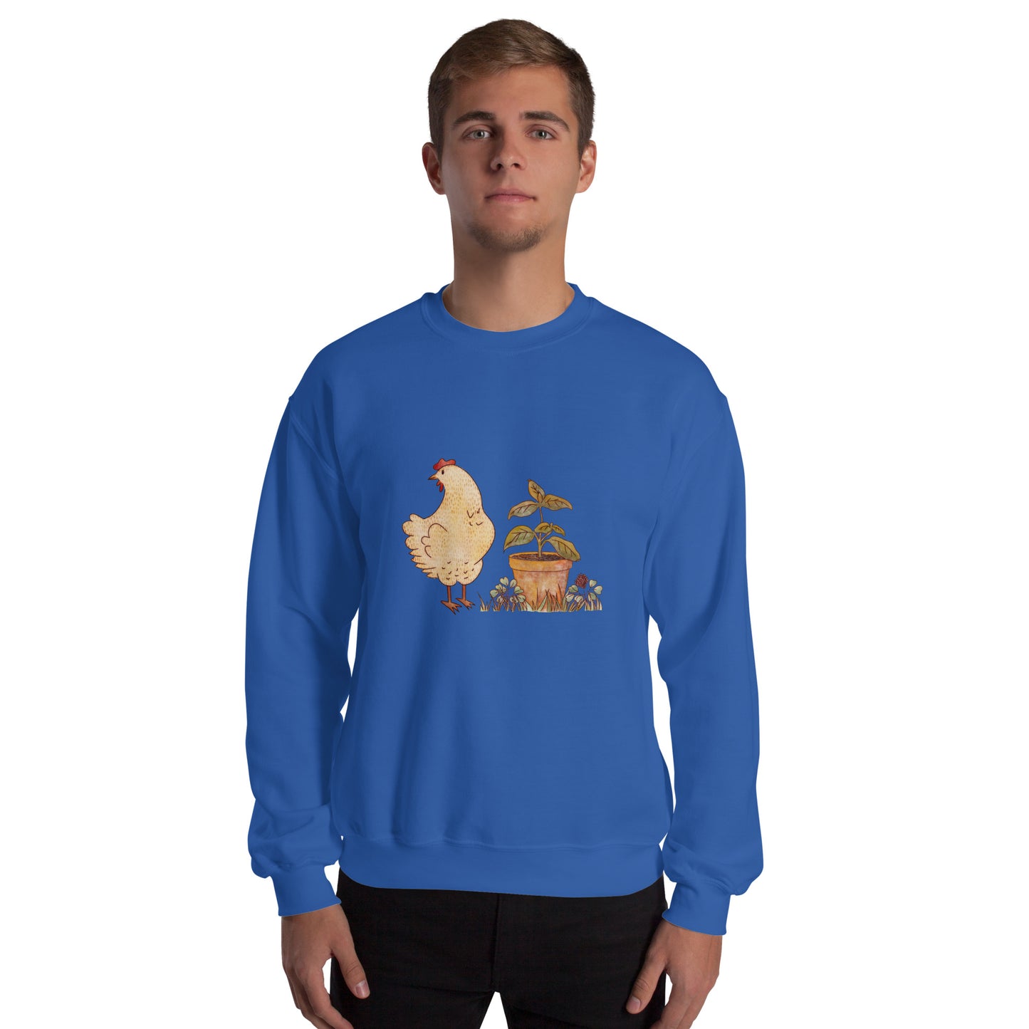 Chicken & Basil : Comfy Crew Sweatshirt