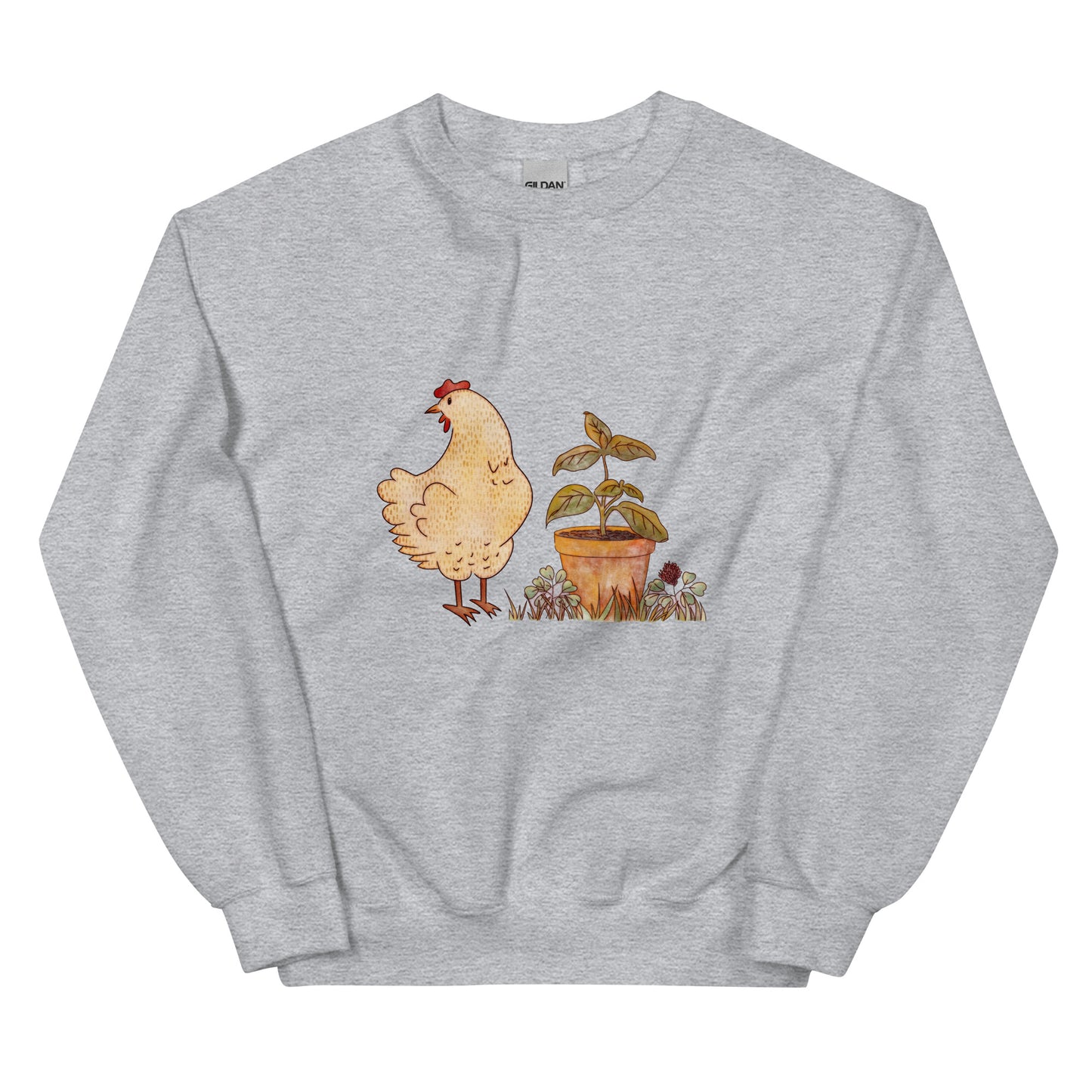 Chicken & Basil : Comfy Crew Sweatshirt