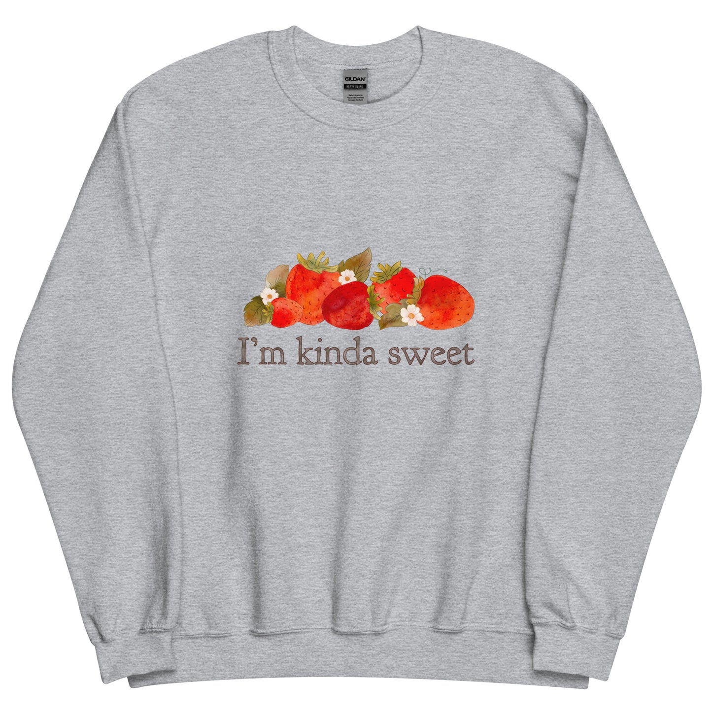 Strawberry Fields : I'm Kinda Sweet Adult Comfy Crew