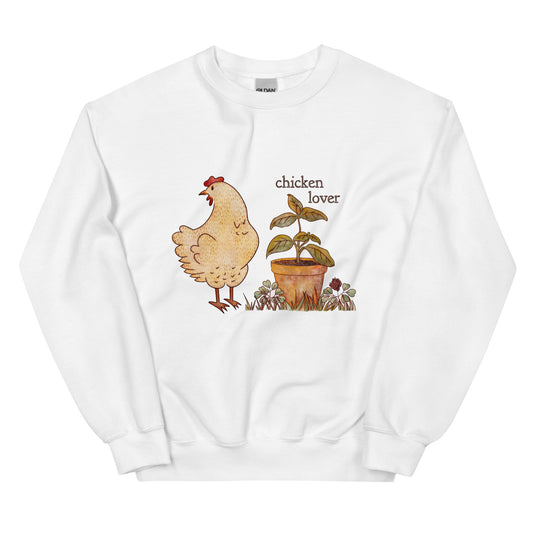 Chicken Love : Comfy Crew Sweatshirt