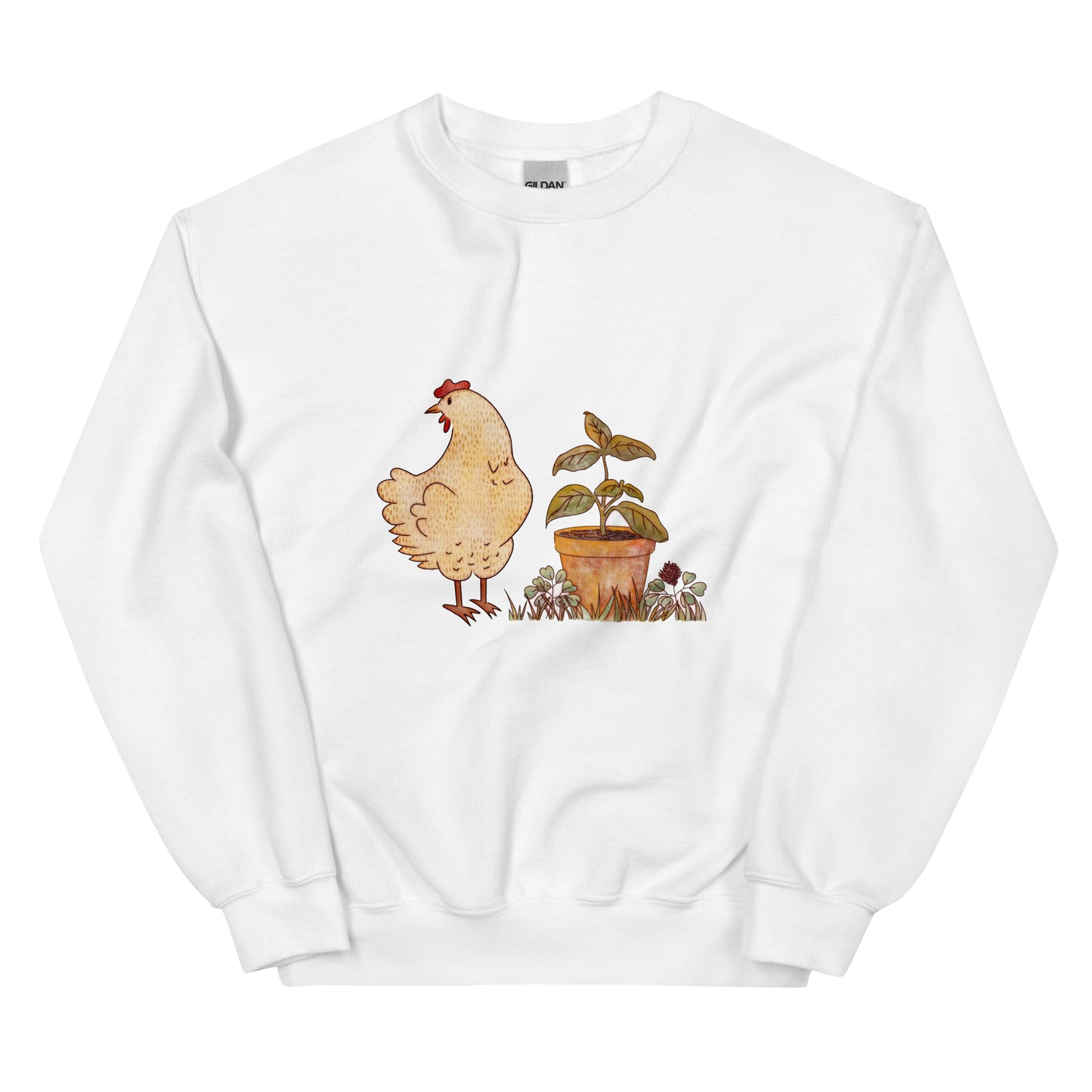 Chicken & Basil : Comfy Crew Sweatshirt