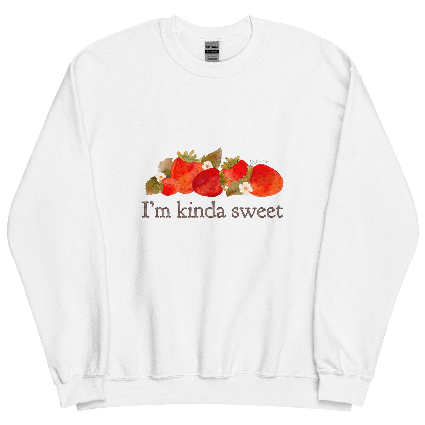 Strawberry Fields : I'm Kinda Sweet Adult Comfy Crew