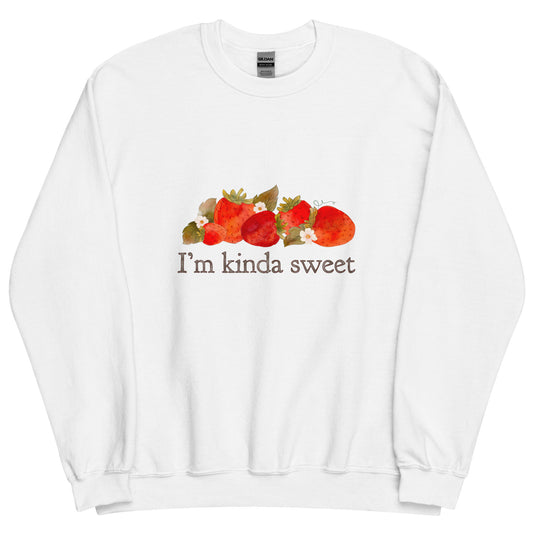 Strawberry Fields : I'm Kinda Sweet Adult Comfy Crew