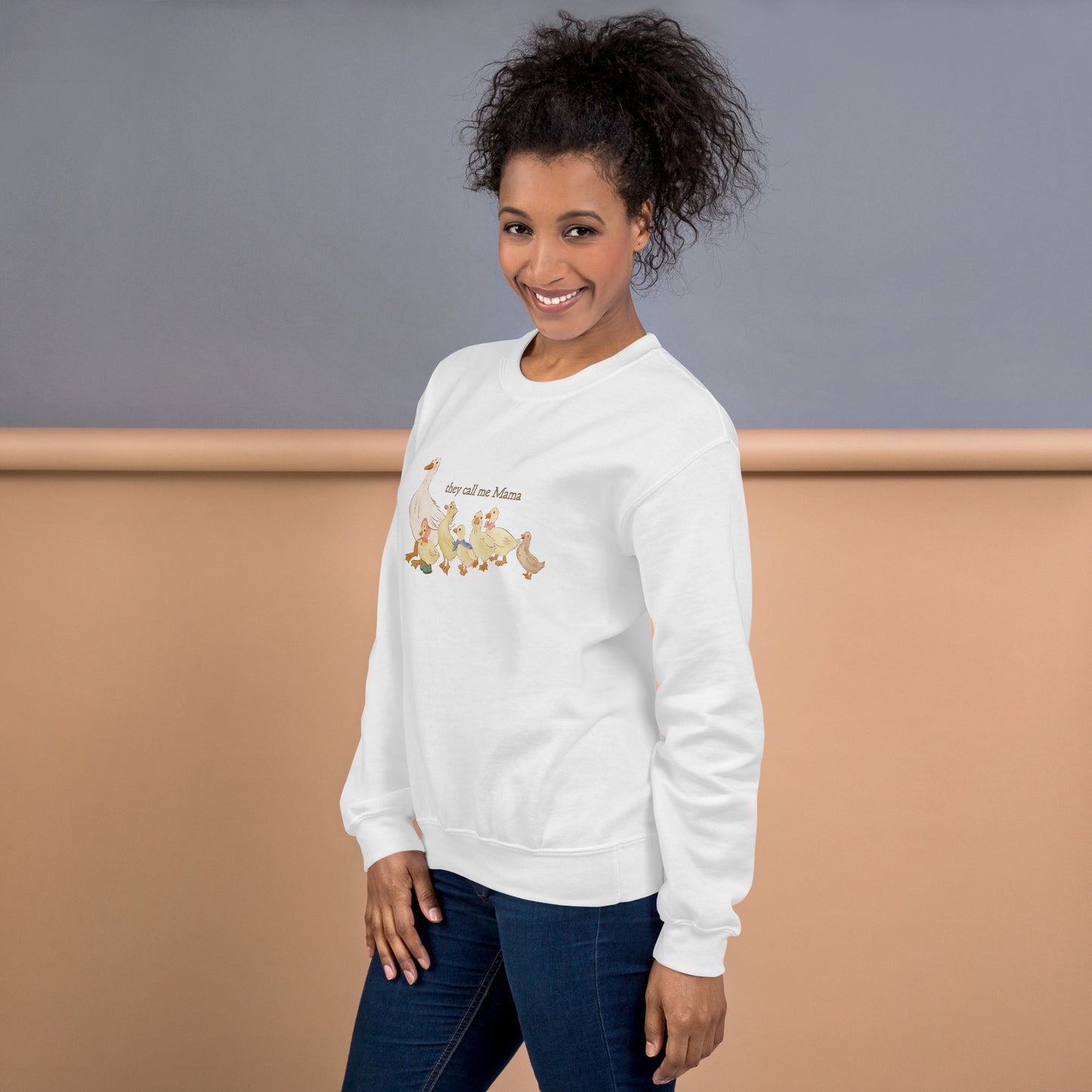 They Call Me Mama : Comfy Crew Sweatshirt