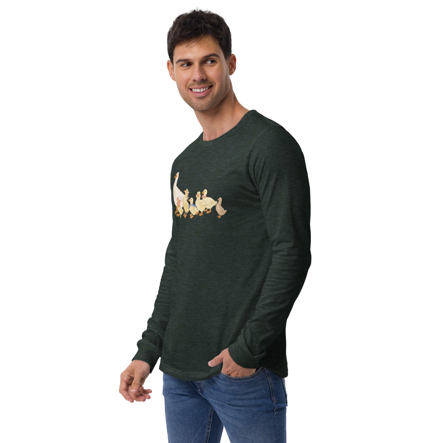 Ducks in a Row : Long Sleeve Tee