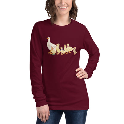 Ducks in a Row : Long Sleeve Tee