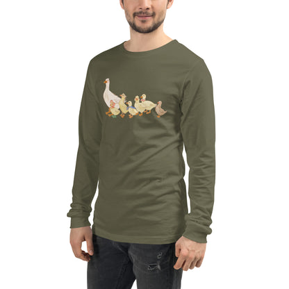 Ducks in a Row : Long Sleeve Tee