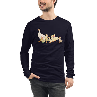 Ducks in a Row : Long Sleeve Tee