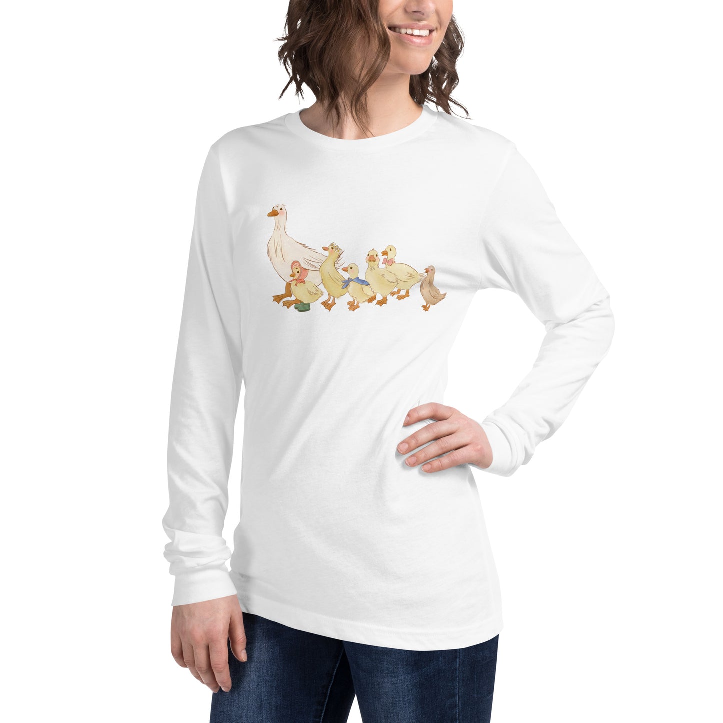 Ducks in a Row : Long Sleeve Tee